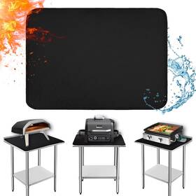 Hj-hrgm-24x31-1bk Amerbro Heat Resistant Mats For Countertop And Table Fireproof Grill Outdoo