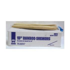 R813 Amercareroyal Royal Paper Products Bamboo Skewers 10 Inch 100/pack Packs/box 12