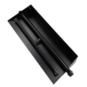 Xs02 Americangaslogs 18 Inch -24 Burner Pan For Gas Fireplace Fire Pits L