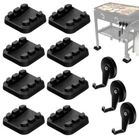 Am-4pgjd-cxgg Amthkno 8 Pack Griddle Leveling Shims/grill Accessories Compatible With Black Stone E
