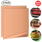 Amyhomie-002 Amyhomie Grill Mats Set Non Stick Reusable Copper 653472680319
