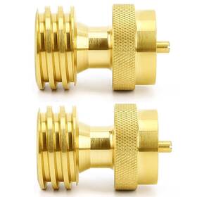 Agy-242100010 Anptght Steak Saver Adapter Propane Tank 1 Lb To 20 For Di