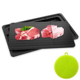 668673 Aojsup Defrosting Tray For Frozen Meat - Large With Drip Pan And