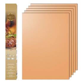 Aoocan 703510369321 Copper Grill Mat Set Of 5 - Non-stick Bbq Outdoor Grilling Mats