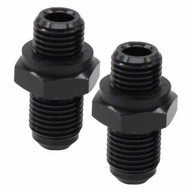 Ap0418an6 Applianpar Pack Of 2 6 An 1/4nps Transmission Oil Cooler Adapter -6 Black