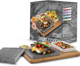 Ar-88021 Artestia Cooking Stones For Steak Sizzling Hot Stone Set Rock