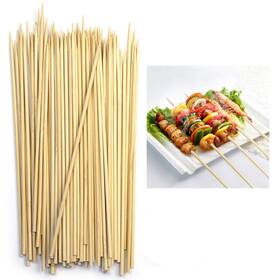 Atb 795735269091 400 Pc Bamboo Skewers Wooden Sticks 12 Inch Wood Bbq Shish Kabob Fondue Party Grill