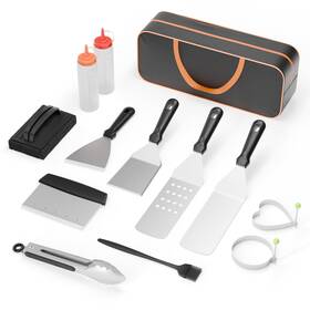 Atronor 721545224163 Griddle Accessories Kit Flat Top Grill Set For Blackstone And Camp Chef Spatula