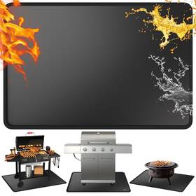 Atronor 721545297761 48 X 30 Inches Under Grill Mats For Outdoor Double-sided Fireproof Dec