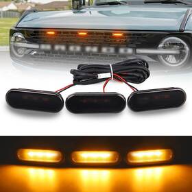 Ziti002 Atubeix Led Grill Lights For Ford Bronco 2021 2022 2023 2024 2025 Amber