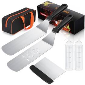 Sktj-6 Aultong 6-piece Flat Top Griddle Accessories Kit For Blackstone And Camp Chef Sta Inch