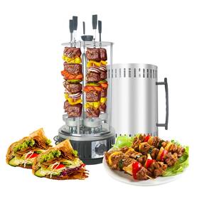 Auplex 739804500767 Upgraded Countertop Vertical Rotating Oven - Regular Silver
