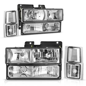 Atha0002 Autosaver88 Headlight Assembly Compatible With 1994-1999 Chevy C/k Series C15