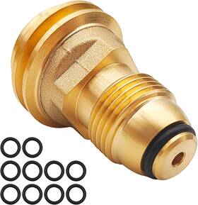 Qcc1 Aywfey 313093863842 Pol To Propane Tank Adapter Old New With 10 Pcs O Rings