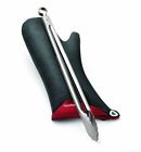 Az595a1113895b4-us Imported Kitchengrips Barbecue Mitt Flxaprene Red Bonus Tongs 790652201459