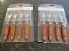 Az595a111f44c56-us Coleman Two Steak Fork Sets Camping Barbecue New In Handles