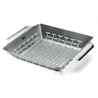 B000weijuw Weber Bbq Vegetable Grill Basket Stainless Steel Curved 603305512645