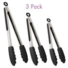 B019sclom8 Lucentee Stainless Steel Silicone Bbq Tongs Set Of 603305511921