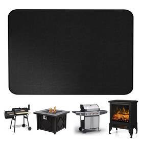 Baipok 611558524476 65 X 38 Inches Fire Pit Mat Grill For Outdoor Deck Protector Bbq Ma