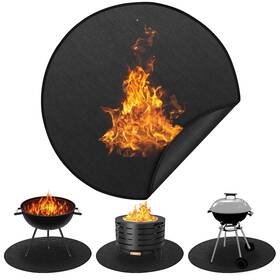 By-firemt-36 Bakeway 36ftftunder Fire Pit Mat Round Grill For Outdoor Deck Protector