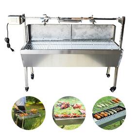 251119 Banfluxion Spit Roaster Bbq Stainless Steel Whole Sheep Camping Height-adjustable