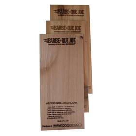 Barbeque Joe 313017044050 5 Inch X 11 Alder Grilling Planks Cooking Accessory 3-pack