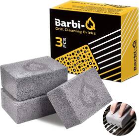 Barbi-q 019213904388 Grill Cleaning Bricks - Stone Griddle Cleaner Block Gray