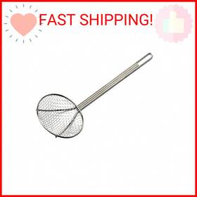 0186 Barbour International Inc 18-inch Nickel-plated Skimmer For Outdoor Cooking
