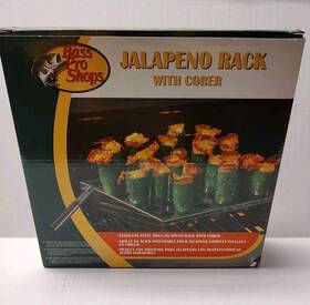 Bass Pro Shops 091075415714 New In Box Jalapeo Rack With Corer Stainless Steel