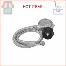 Bayou Classic 050904023407 M5lph 36-in Stainless Braided Lpg Hose For Gas Grills Features A L