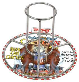 0880pdq Bayou Classic Stainless Steel Beer Can Chickcan Chicken Rack