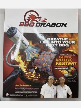 Bbqd502 Bbq Dragon Charcoal Fire Starter Grill Fan Camp And Bon Fireplace Smoker Etc