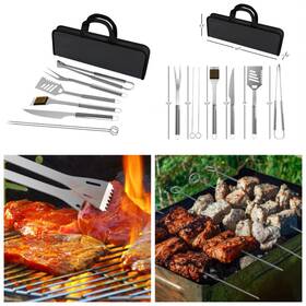 Bbq Grill Tool Set 640486031848 7-piece Stainless Steel