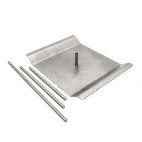 Bbq Hack 860000235549 Skewer By Vertical Stainless Steel Spit Stand For Grilling Tacos Al