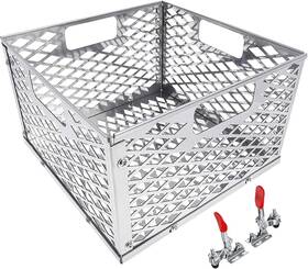 Bbq-plus 782125417016 Charcoal Firebox Basket And Smoker Door Clamps For Oklahoma Highland Bandera