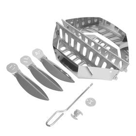 Bbq-plus 782125417139 Charcoal Basket Briquet Holders/ash Catcher And One-touch Cleaning System Acc