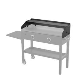 Bbq-plus 791107305661 28 Inch Griddle Wind Guard/wind Screen And Warming Rack For Blackstone