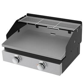 Bbq-plus 791107532654 22 Inch Griddle Wind Guard/wind Screen And Warming Rack For Blackstone Inc