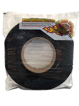 Rh-qzbv-gg7l Bbqgaskets.com 3/4 X 1/8 High Temp Barbecue Grill Gasket Smoker Pit Seal Self Stick Black C