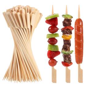 Bbqstyle 785382311240 200 Pcs Bamboo Skewers For Appetizers 10 Inch Toothpicks Cocktail Picks