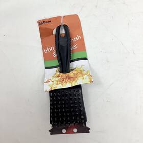 Hd040 Bbqtime Barbecue Bbq Grill Brush And Scraper