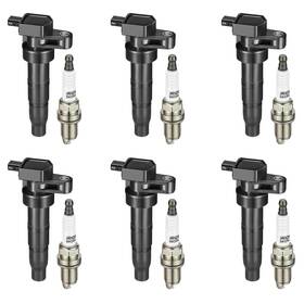 Bd-05-07165bk-ck Bdfhyk Ignition Coil Pack Uf-546 And Iridium Spark Plugs 7090 Compatible With