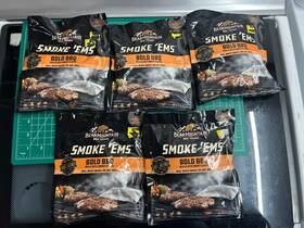 Bear Mountain 604252000223 5-pack Lot Bold Rich Smoky Bbq Smoke Ftems Real Wood Grill 6 Oz