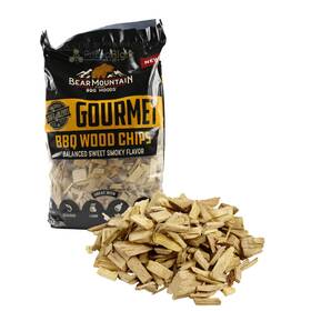 Fc95 Bear Mountain Bbq Gourmet Natural Hardwood Chips Balanced Sweet Smoky Flavor