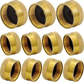 Beduan 749235183637 11pcs Universal Solid Brass Refill 1 Lb Propane Bottle Cap Gas Tank Cylin