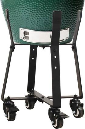 Dldfzj-s00v0-1 Beetlea Heavy Duty Rolling Cart Stand For Small Big Green Egg With Locking Caster Wheels