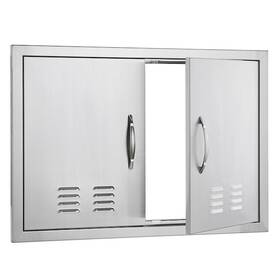 Skm-30w21h-1 Beetlea 30 W X 21 Inch H-outdoor Kitchen Doors Stainless Steel Bbq Double Access Door