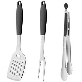 B-6824 Beijiyi Grill Tools Set Stainless Steel Bbq Metal Spatula Tongs And Fork For Outdoor