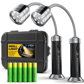 Benicci 850015303098 Flexible Led Bbq Grill Lights Set Of 2 - The Perfect Grilling Accessories Lig