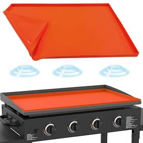 Sgm-glossy-36-orange Beofinest Silicone Griddle Mat Cover For Blackstone 36 Inch Heavy Duty Food Gr